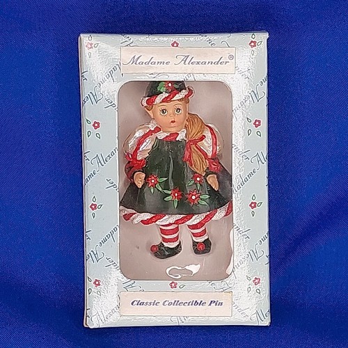 Madame Alexander Classic Collectible Lapel Pin Miniature Christmas Elf - 第 1/8 張圖片