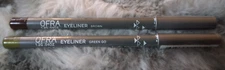 Lot of 2 OFRA Eyeliner in GREEN GO and Brown - Full Size .04 oz