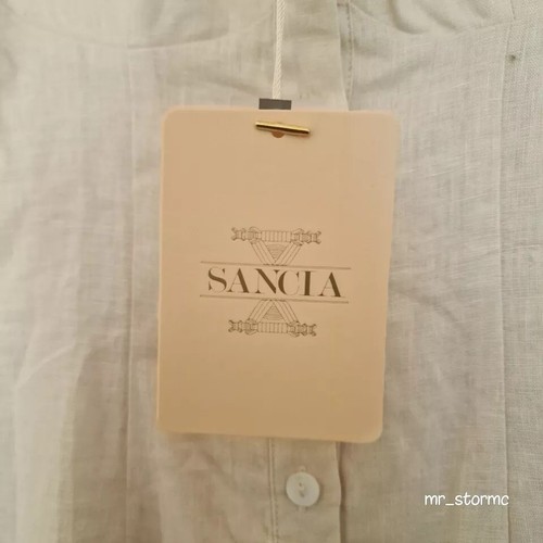 Sancia Sibella Ivory Linen Midi Dress | UK6/8 | Sweetheart Neckline | Breathable - Picture 3 of 15