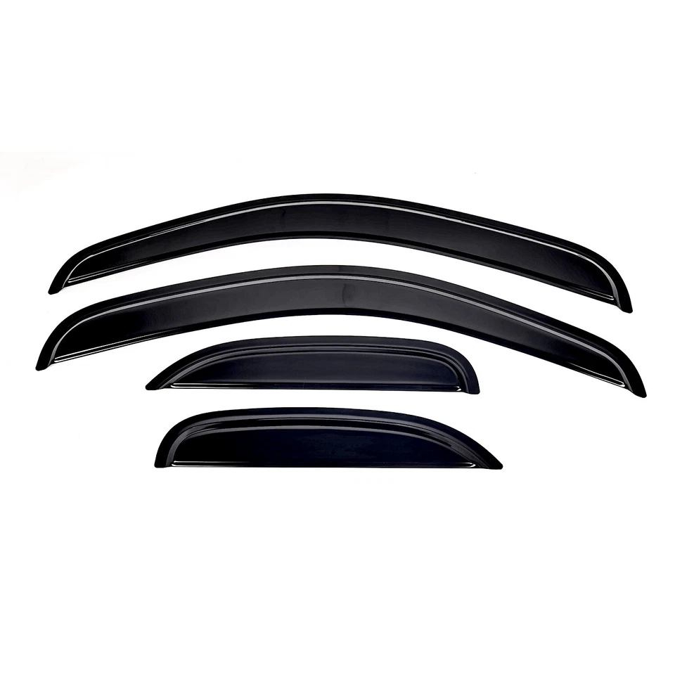 Para GMC Sierra 1500 2500HD Extendido 07-14 Ventana Visera Ventilación Deflector Parasol Foto 3 de 4