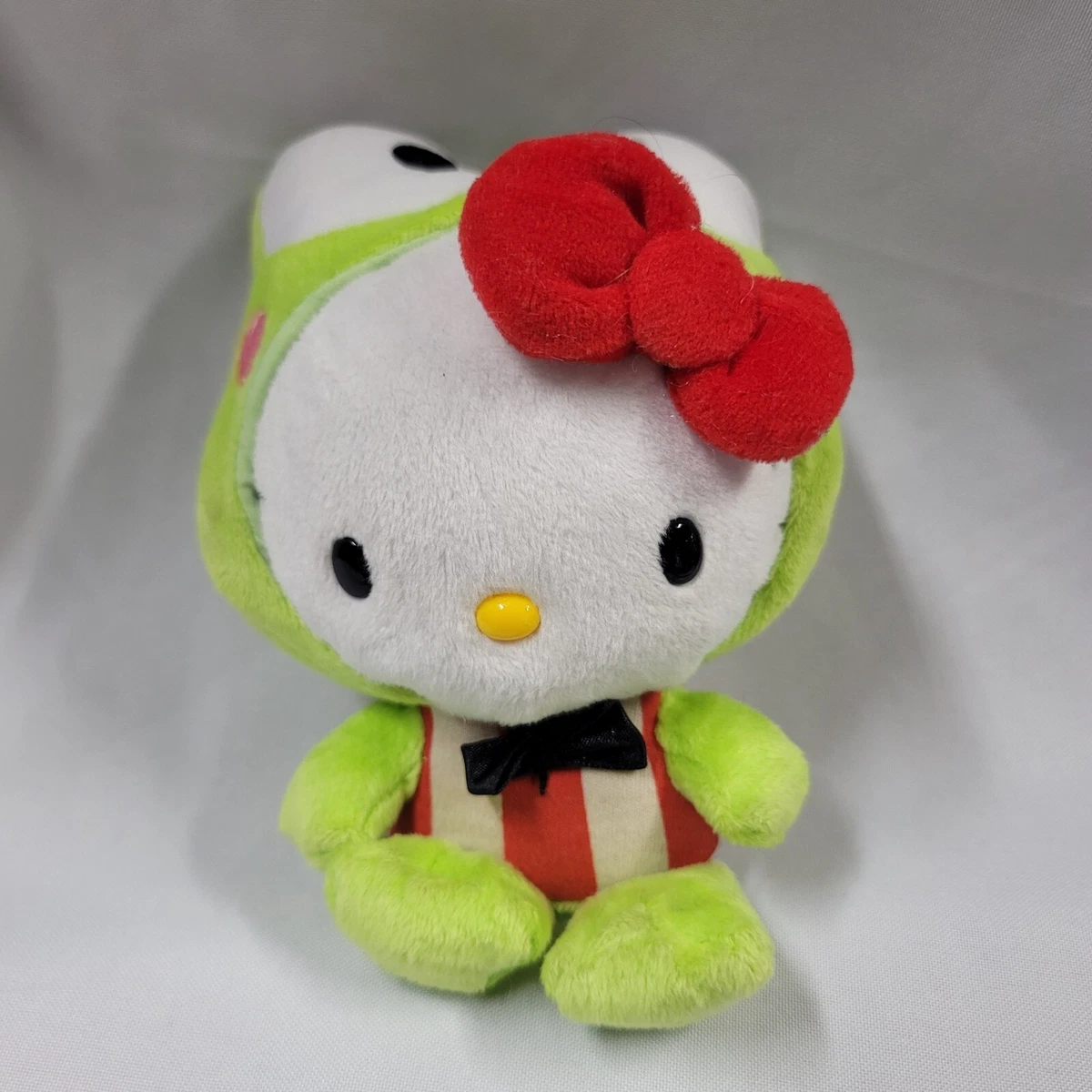 Hello Kitty in Keroppi Frog Costume 6 Plush Jakks Pacific Stuffed