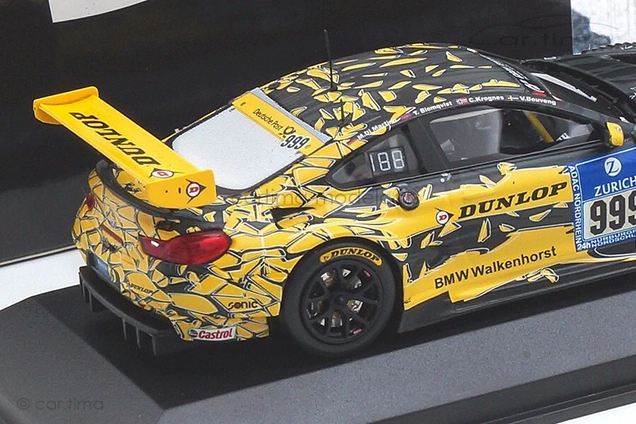 BMW M6 GT3 24h Nürburgring 2016 Bouveng/Di Martino/Krognes MINICHAMPS 1:43 - Immagine 4 di 4