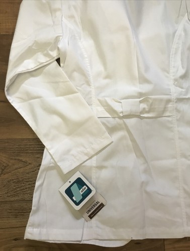 Adar Universal 30" Women's Princess Cut Consultation White Coat White Size XS - Picture 9 of 12
