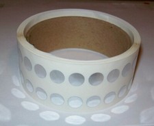 500 Metalized Silver .5" Round Tamper Evident Security Sticker Seals