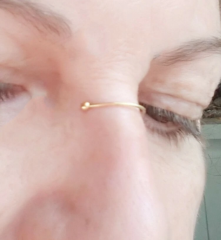 Nose Cuff Nose bridge cuff Novelty Jewelry Non piercing jewelry nose cuff UK