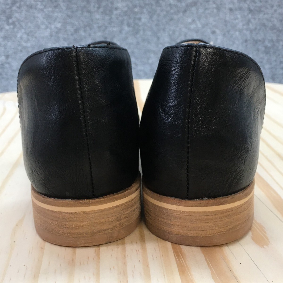 Catherine Malandrino Black Leather Loafers Size 10M\' Black Open Side Shoes Catherine Malandrino | Mercari main image 2