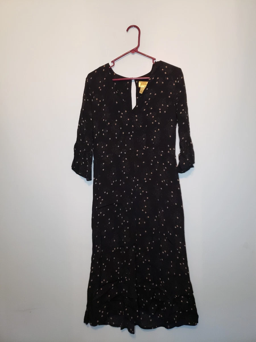 slim fit dress slacks h&m gold label black velour pearl dress main image 0