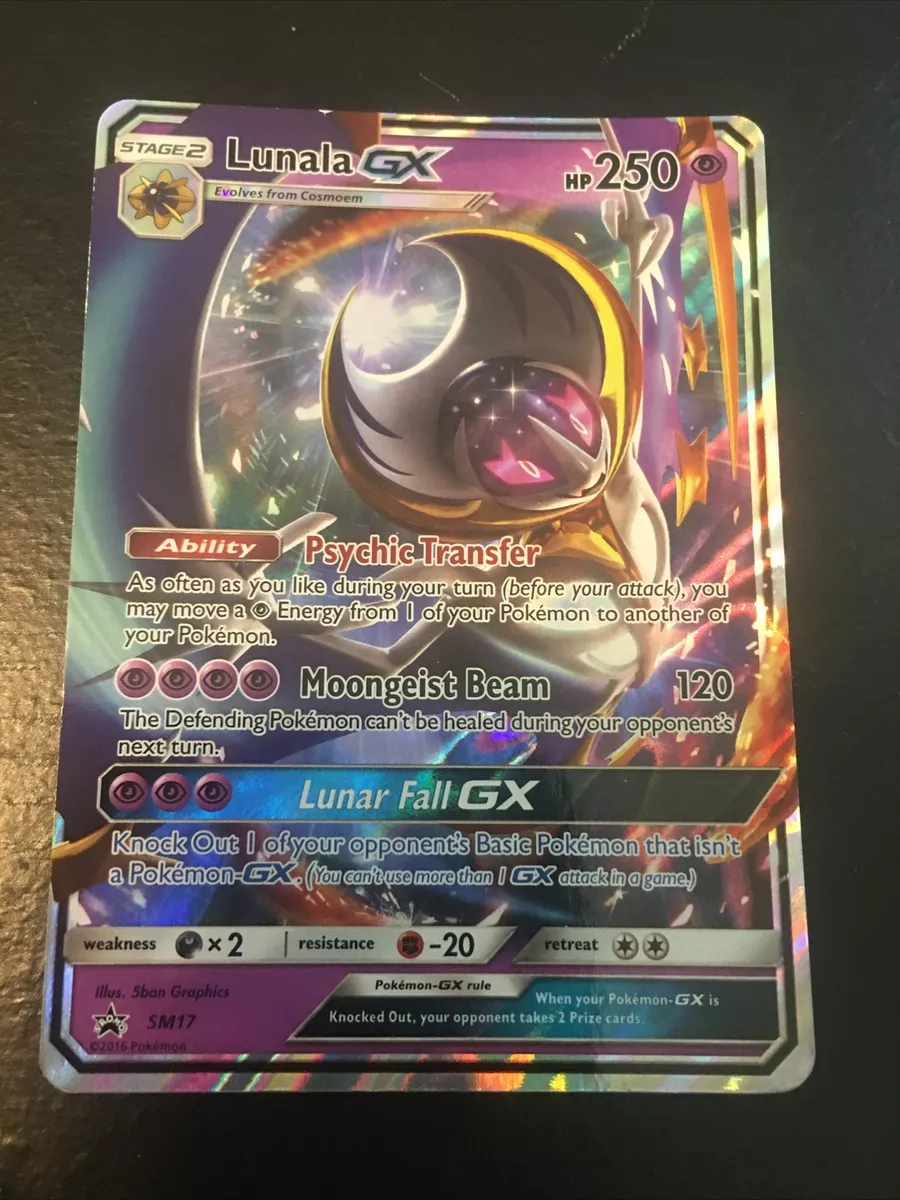  Pokemon - Lunala GX - SM17 - Black Star Promo - Ultra