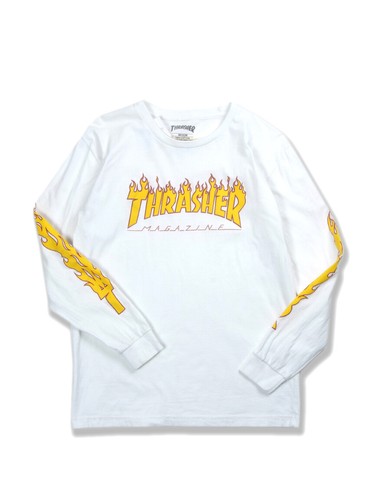 Unisex Thrasher Magazine Flame Logo 