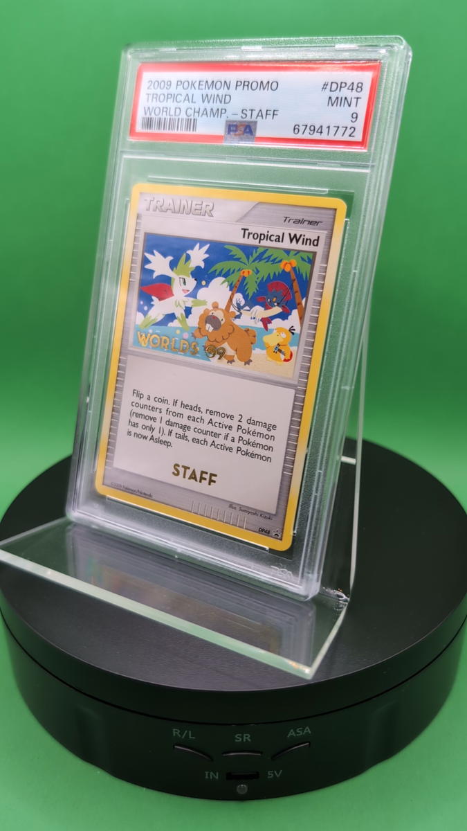 PSA 9 2009 Tropical Wind DP48 Staff Stamp World Championships