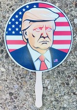 DONALD TRUMP 2024 MAKE AMERICA GREAT AGAIN CUSTOM HANDHELD STICK SIGN RARE 