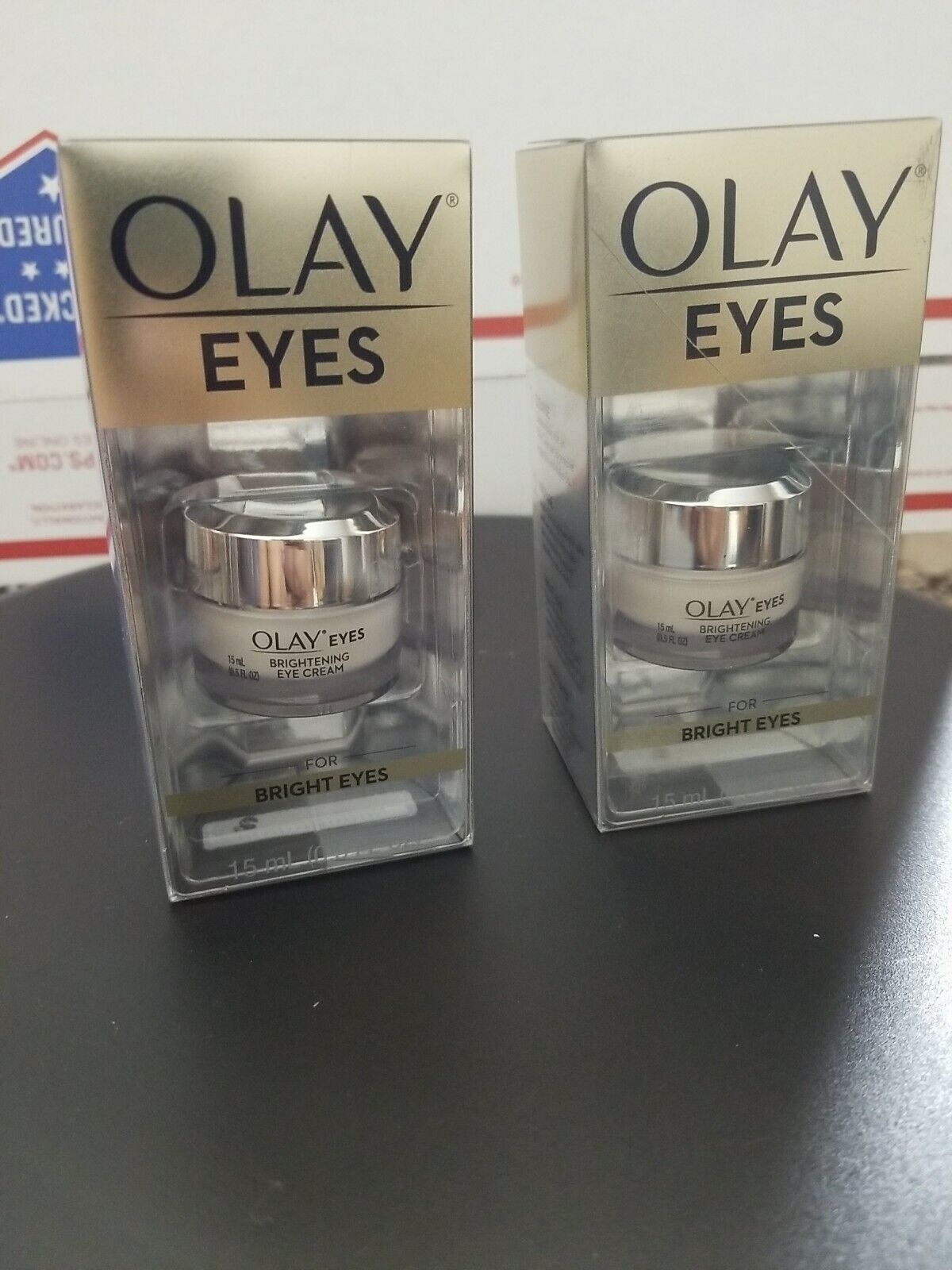 (2) OLAY EYES Brightening Eye Cream for Bright Eyes / Reduce Cir