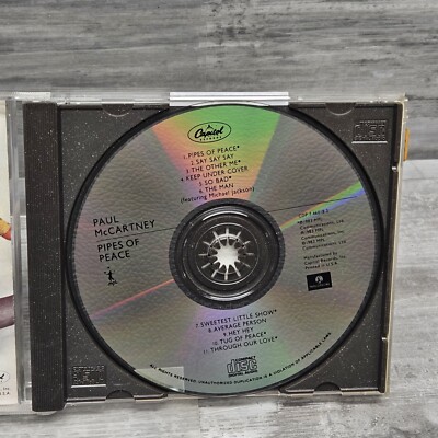 Paul McCartney - Pipes of Peace CD MPL 1983 | eBay