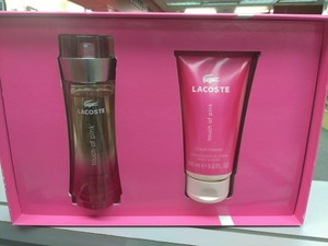 lacoste pink gift set