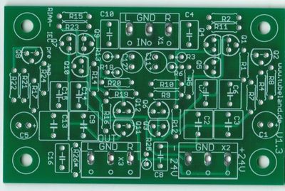 RIAA Entzerrer LOW Noise Class A Stereo Vor Verstärker, Hifi - Leiterplatte