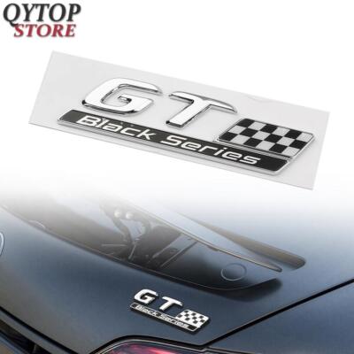 Chrome GT Black Series Limited Edition Emblem Trunk Lid Logo Badge Nameplate ABS