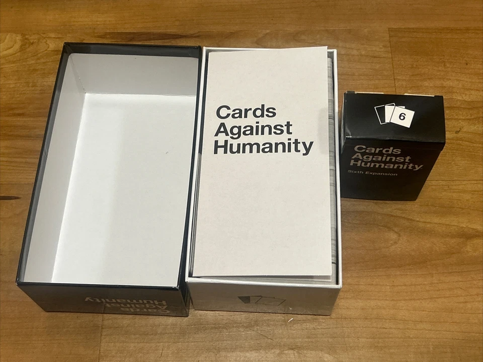 Cards Against Humanity Set Plus Sealed Sixth Expansion Pack 6th - Image 2 of 4