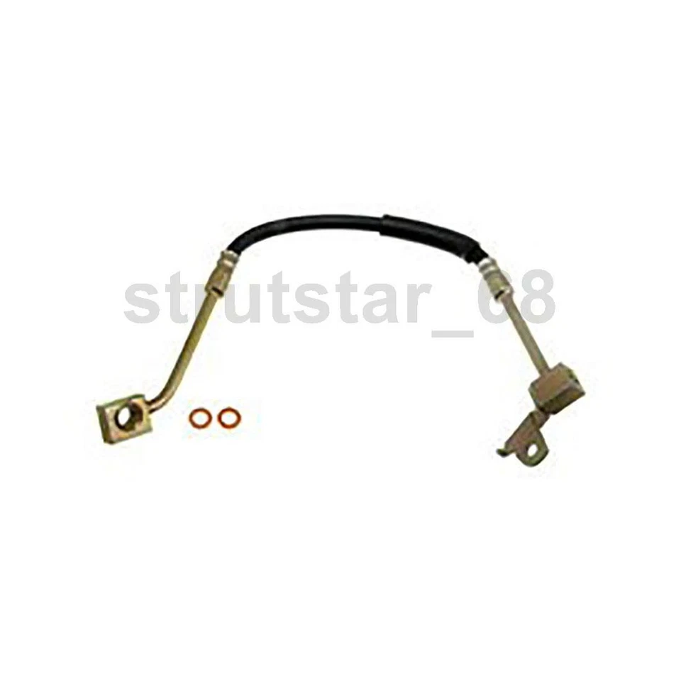 2 Front Brake Line Brake Hose Fits 2000 Plymouth Breeze 1995 Chrysler Cirrus - Image 3 of 4