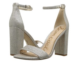 sam edelman silver block heel
