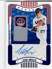 Grady Emerson 2024 USA Baseball Stars and Stripes 15U National Team Auto/GU