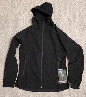 Black Diamond Women's Element Softshell Hoodie M Black