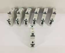  7 Siemens 5SY6104-7 MCB C4 Miniature Circuit Breaker 230V,1 Pole, 4A