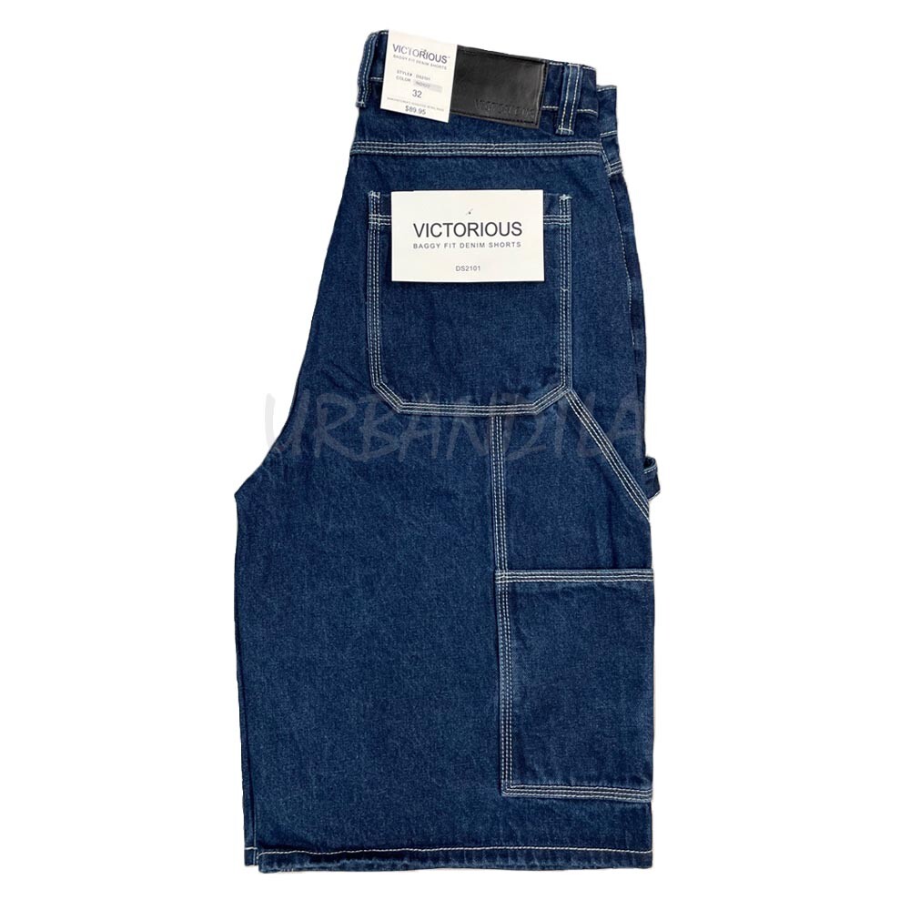 【JEMUT】23SS★ Kurz Carpenter Denim Half Pants Men's Baggy Fit Jean Shorts Carpenter Denim Shorts Size 28