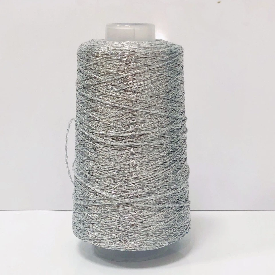 100g/ball Gold Silver Yarn Shiny Spark Knited Yarn Crochet Sewing Threads Crafts - Image 4 of 4