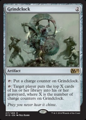 x1 Grindclock R MTG Magic 2015 M/NM, English