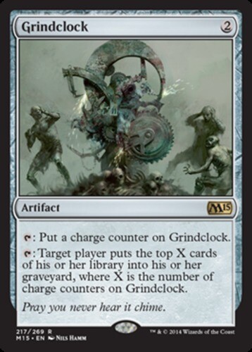 x1 Grindclock R MTG Magic 2015 M/NM, English