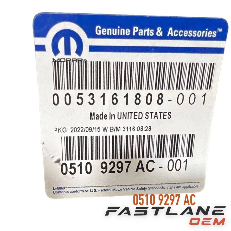 Dodge Caravan 2008-2020 equipamiento torre delantera izquierda nuevo OEM 05109297AC Foto 3 de 4