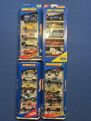 4 Hot Wheels Gift Packs 20 Due Cast Cars Lot Collection Trucks Lot 2