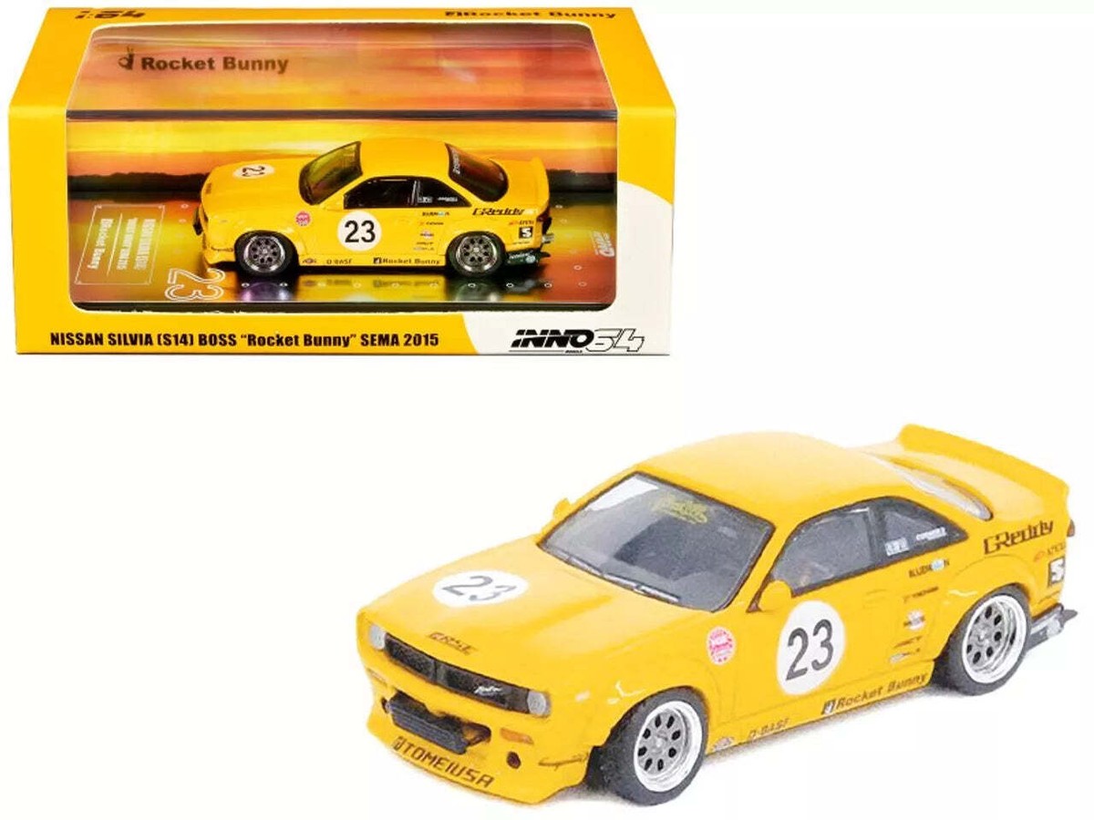 INNO NISSAN SILVIA BOSS “ROCKET BUNNY INNO64 1:64 Nissan Silvia (S14) BOSS 