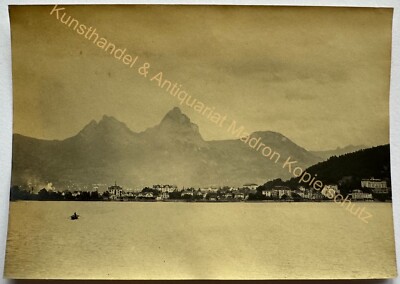 orig. Foto Luzern 1904 See Schweiz 