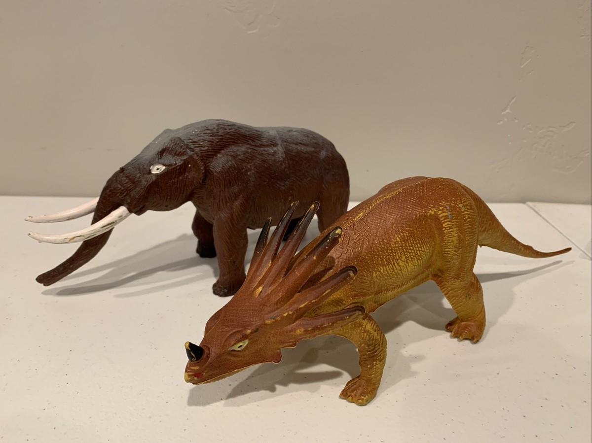 Vintage 1989 Imperial Toys Rubber Wooly Mammoth Mastodon