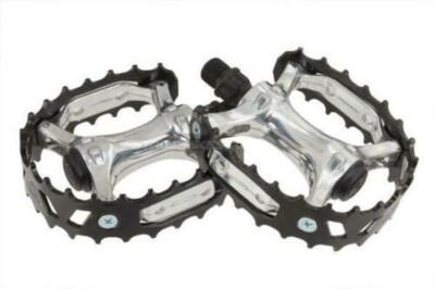 VP Components Bärenfalle VP-747F Old Skool BMX 1/2'' Pedale in schwarz/silber