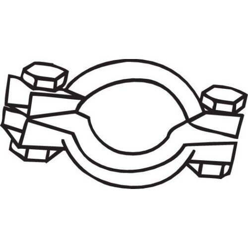 Ventes Flash Noël : Collier De Serrage D'échappement BOSAL 254-387 - Réf. 254387 Pas Cher