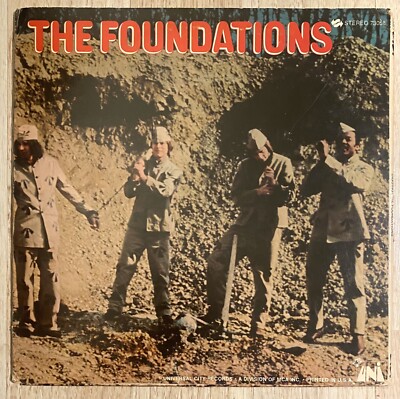 DIGGING THE FOUNDATIONS THE FOUNDATIONS LP Vinyl UNI Records Soul Funk VG