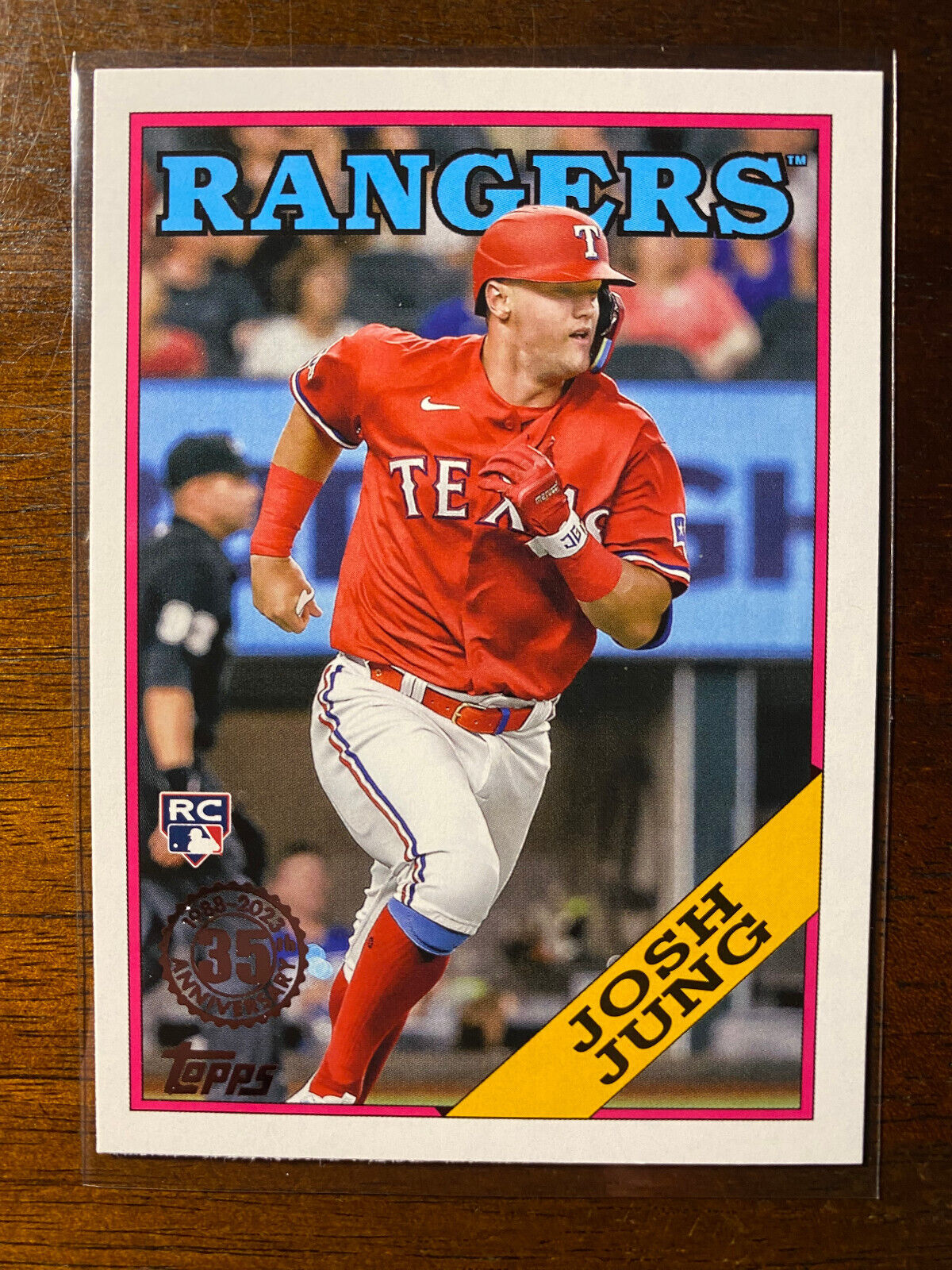 2023 Topps Series 1 Josh Jung #T88-9 RC Rookie 1988 35th Anniversary Rangers