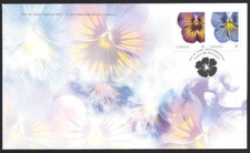 🍁Canada    #2812 - 2813     PANSIES      Brand New  2015 First Day Cover