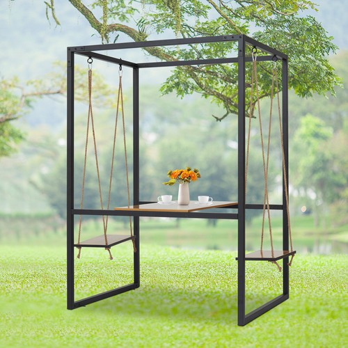 metal frame swing chair