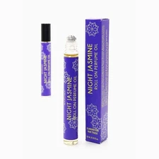 Maroma Night Jasmine Roll-on Perfume Oil, 0.34 Ounce