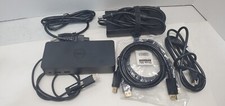 Dell D6000 USB 3.0 Type C Docking Station Display Link w/ 130W Adapter CABLES.