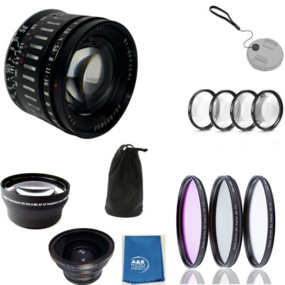 TTArtisan 35mm F0.95 Lens Kit for Canon RF Nikon Z Sony Fuji X Leica L Micro 4/3