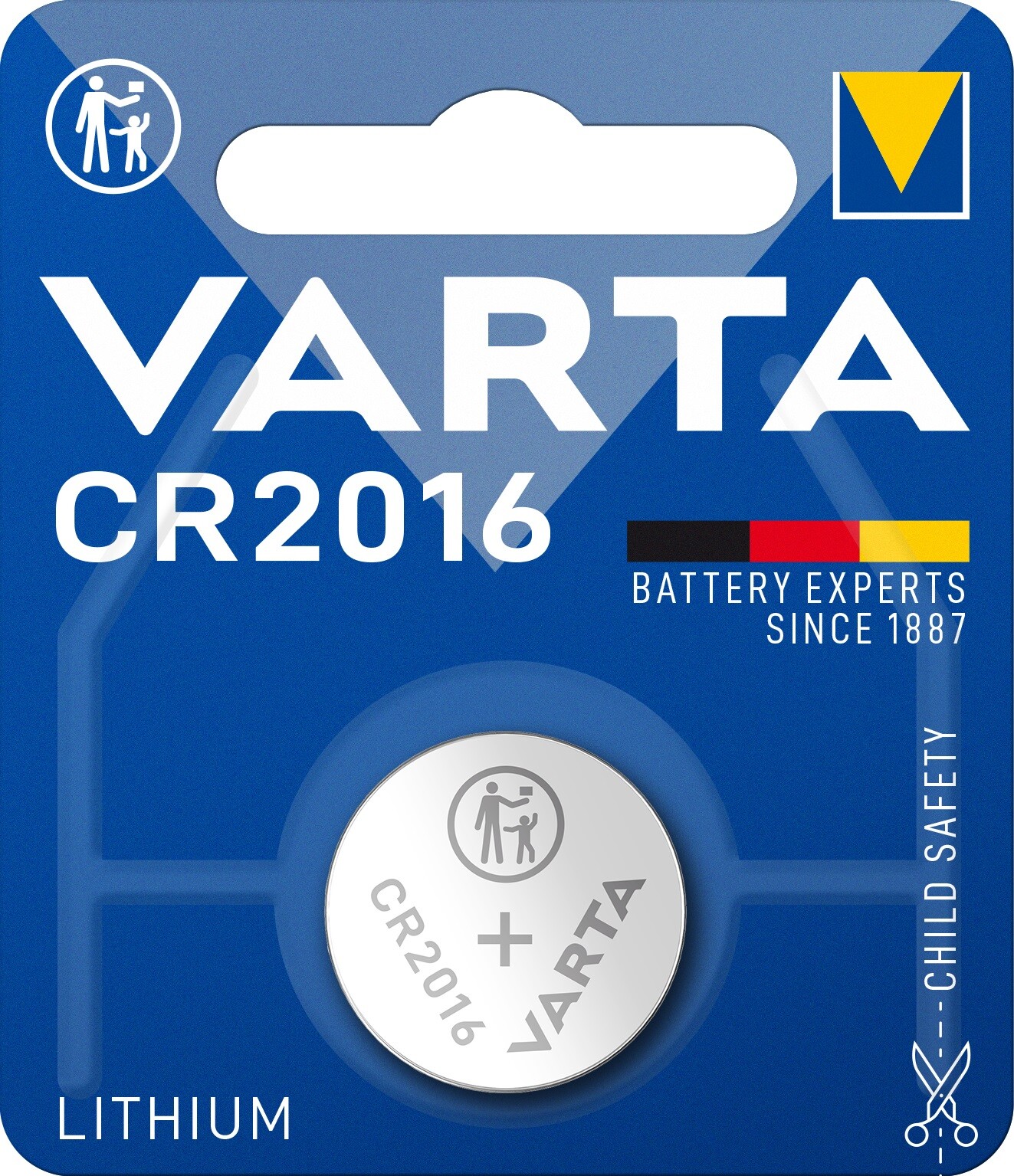 Thumbnail - 1 X Varta Cr 2016 Dl2016 3v Lithium Batterie Knopfzelle Blister 6016