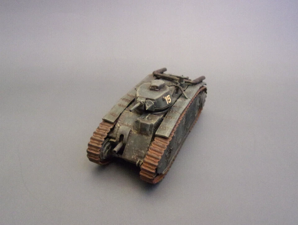 Pz.Kpfw. B2 740 (f) Prinz Eugen 7th SS divizion 1942 upgraded Amercom 1/72 - Image 3 of 4