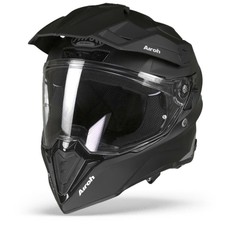 Airoh Commander Color Mate Negro Adventure Helmet Casco - ¡Nuevo! ¡Envío gratis!