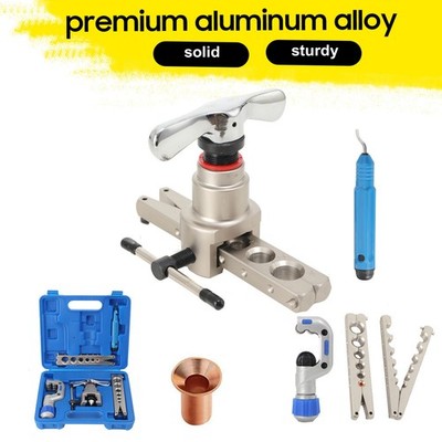 Flaring Tool Kit for 1/4''-3/4'' and 6-19mm Single Flare Metric imperial systems