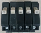 Lot of 5 Eaton Cutler Hammer CH120 Single Pole 20 Amp Type CH Circuit Breaker
