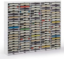 100 Slot Cassette Tape Storage Rack Wall Mount/Freestanding Organizer